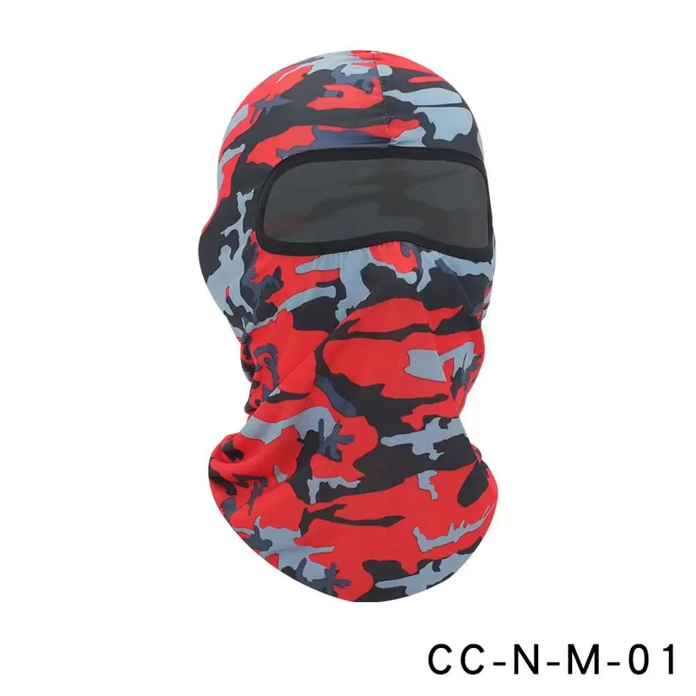Professional Balaclava Motorcycle Face Mask - Windproof and Dustproof Full Face Shield for Men, Ideal for Biking, Skiing, and Outdoor Activities
