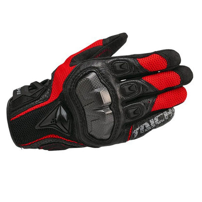 Men'S Genuine Leather Motorcycle Gloves RST390 391 Motocross Racing Gloves Four Seasons Touch Screen Compatible Moto Guantes