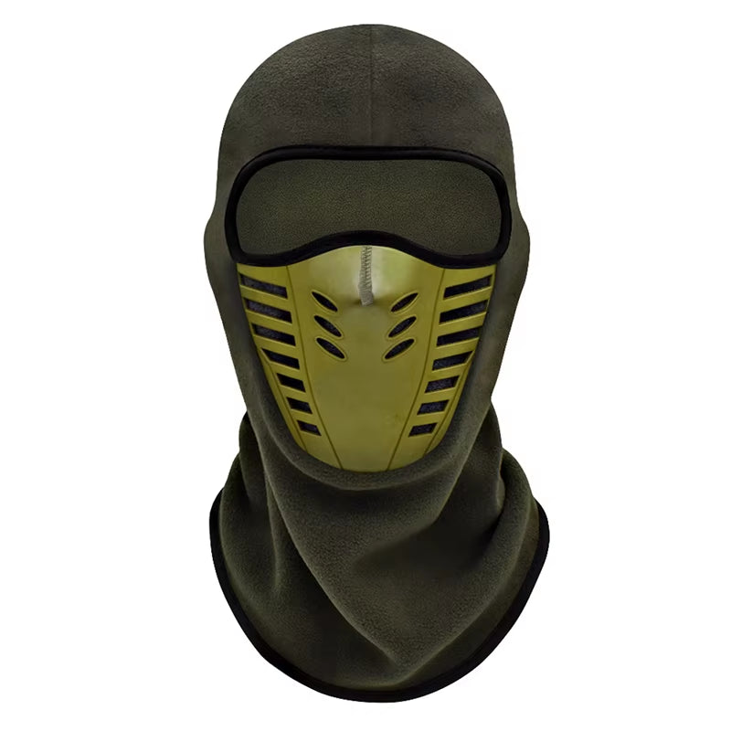 Fleece Thermal Balaclava for Motorcycle Riding - Windproof Ski Mask for Men and Women