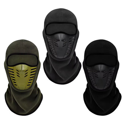 Fleece Thermal Balaclava for Motorcycle Riding - Windproof Ski Mask for Men and Women