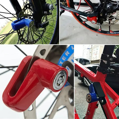 Anti-Theft Lock Electric Scooter Disc Brake Lock with Steel Wire Bicycle Mountain Bike Motorcycle Disc Lock Safety Theft Protec