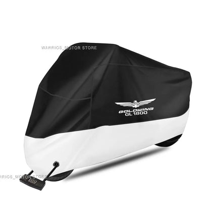 Motorcycle Cover UV Protection Dustproof Snowproof Outdoors Motorcycle Waterproof Cover for Honda Goldwing 1800 Gold Wing GL1800
