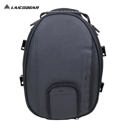 Motorcycle Waterproof Tail Bag - Large Capacity Black Saddle Bag for Travel and Rear Seat Storage