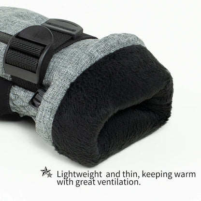 Waterproof Ski Gloves with Touchscreen Capability - Thermal Snowboard and Motorcycle Gloves for Men and Women