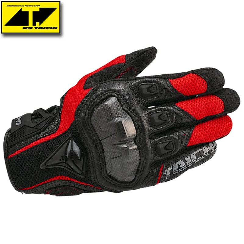 Men's Genuine Leather Motocross Racing Gloves RST390/391 with Touch Screen Capability for Spring and Autumn