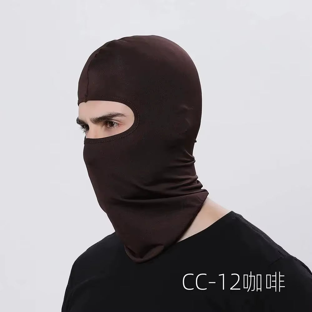 Professional Balaclava Motorcycle Face Mask - Windproof and Dustproof Full Face Shield for Men, Ideal for Biking, Skiing, and Outdoor Activities