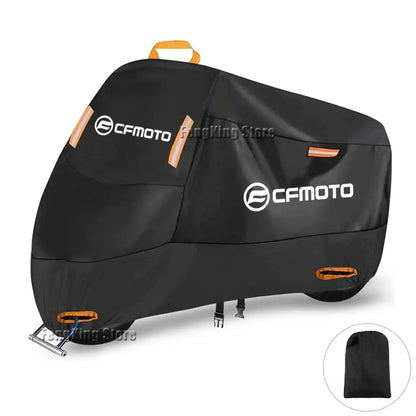 UV-Resistant Waterproof Motorcycle Cover for CFMOTO CF650, 650NK, 400NK, 250NK, 400GT, and 650MT - Dustproof Outdoor Protection