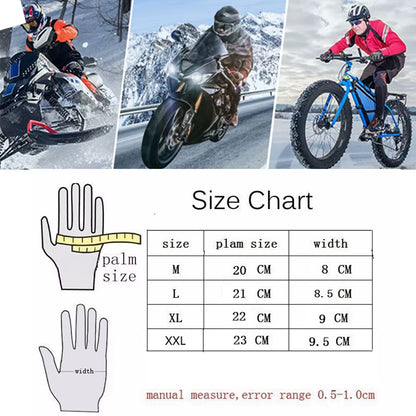 Motorcycle Biker Leather Gloves Carbon Fiber Protective Gloves Men Motocross Motorbike Glove Biker Racing Riding Gloves Black