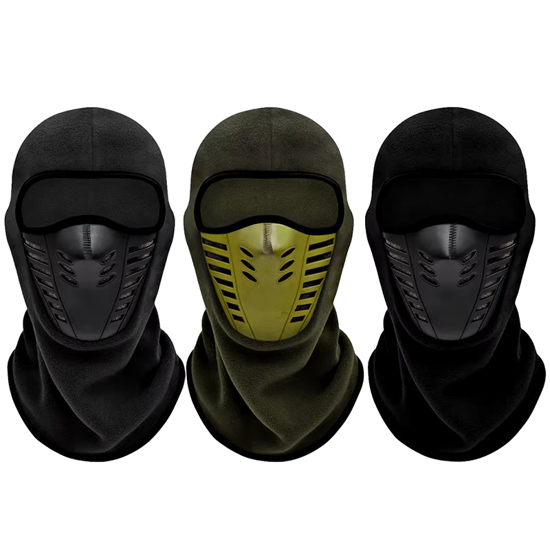 Fleece Thermal Balaclava for Motorcycle Riding - Windproof Ski Mask for Men and Women
