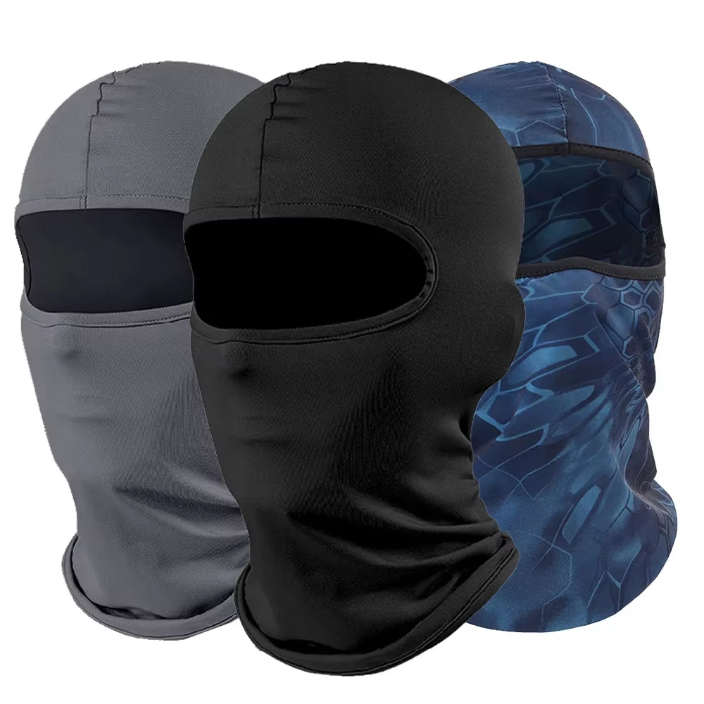 Professional Balaclava Motorcycle Face Mask - Windproof and Dustproof Full Face Shield for Men, Ideal for Biking, Skiing, and Outdoor Activities