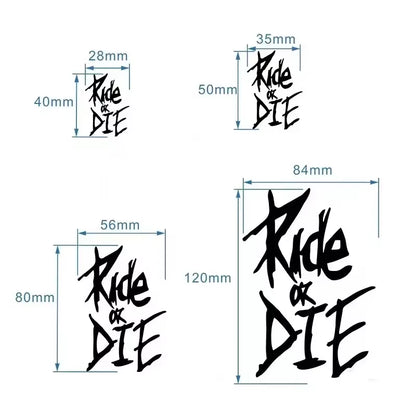 Waterproof Bicycle Frame Stickers - Decorative Decals for MTB and Motorcycle Accessories