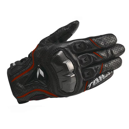 Men'S Genuine Leather Motorcycle Gloves RST390 391 Motocross Racing Gloves Four Seasons Touch Screen Compatible Moto Guantes