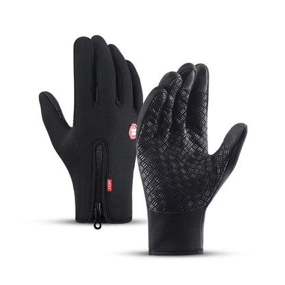 Men's Winter Touchscreen Gloves - Water-Repellent Ski and Sports Gloves for Fishing, Biking, and Snowboarding