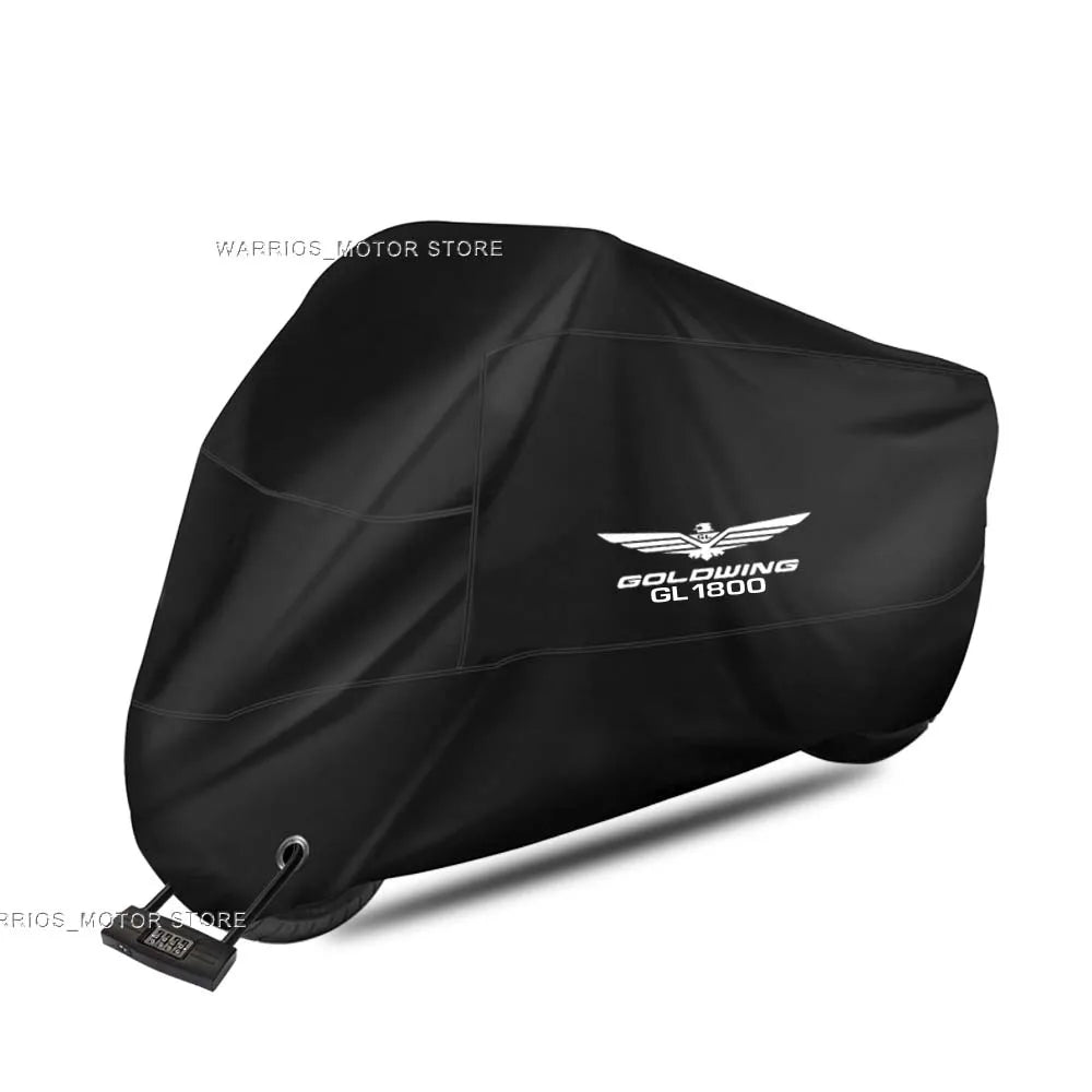 Motorcycle Cover UV Protection Dustproof Snowproof Outdoors Motorcycle Waterproof Cover for Honda Goldwing 1800 Gold Wing GL1800
