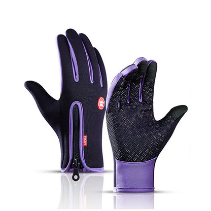 Men's Winter Touchscreen Gloves - Water-Repellent Ski and Sports Gloves for Fishing, Biking, and Snowboarding