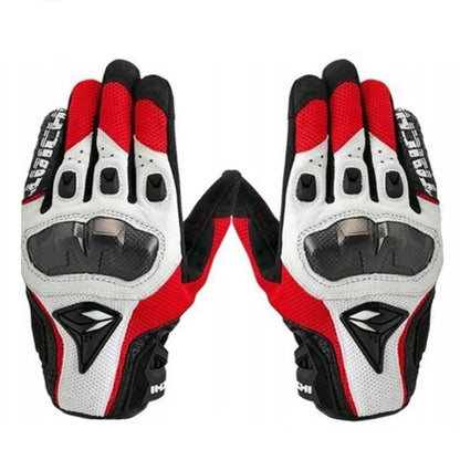 Men'S Genuine Leather Motorcycle Gloves RST390 391 Motocross Racing Gloves Four Seasons Touch Screen Compatible Moto Guantes