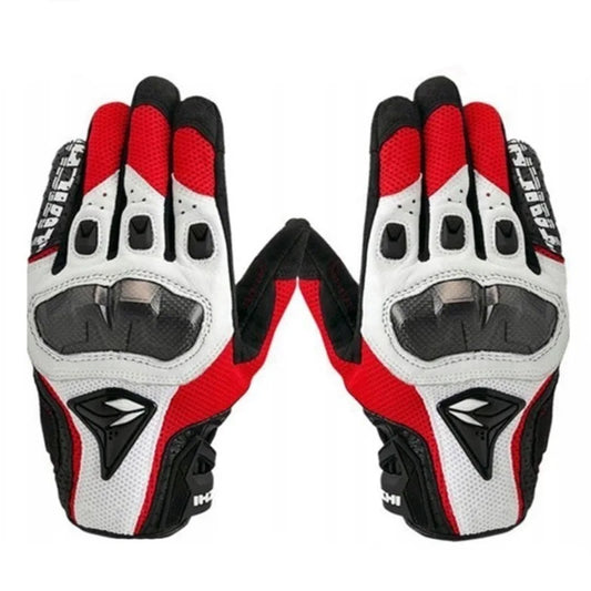 Men'S Genuine Leather Motorcycle Gloves RST390 391 Motocross Racing Gloves Four Seasons Touch Screen Compatible Moto Guantes