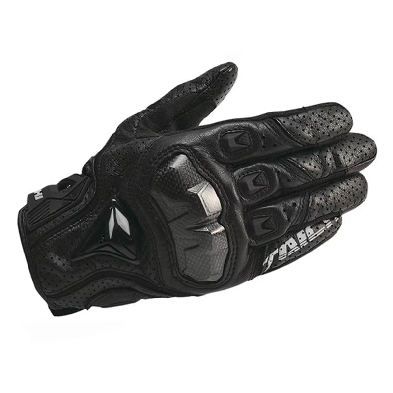 Men'S Genuine Leather Motorcycle Gloves RST390 391 Motocross Racing Gloves Four Seasons Touch Screen Compatible Moto Guantes