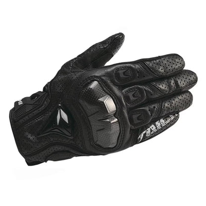 Men'S Genuine Leather Motorcycle Gloves RST390 391 Motocross Racing Gloves Four Seasons Touch Screen Compatible Moto Guantes