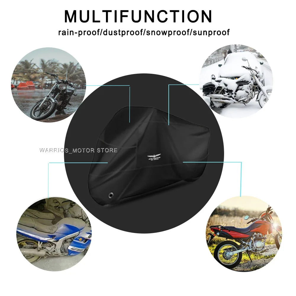 Motorcycle Cover UV Protection Dustproof Snowproof Outdoors Motorcycle Waterproof Cover for Honda Goldwing 1800 Gold Wing GL1800